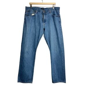 Polo Ralph Lauren Men's Straight Leg Denim Jeans‎ Blue Medium Wash 36x32 Cotton